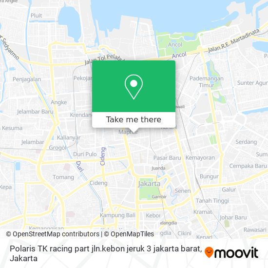 Polaris TK racing part jln.kebon jeruk 3 jakarta barat map