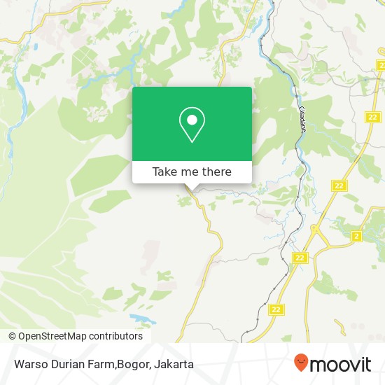 Warso Durian Farm,Bogor map
