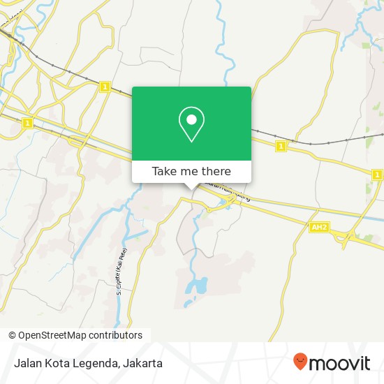 Jalan Kota Legenda map