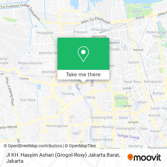 Jl KH. Hasyim Ashari (Grogol-Roxy) Jakarta Barat map