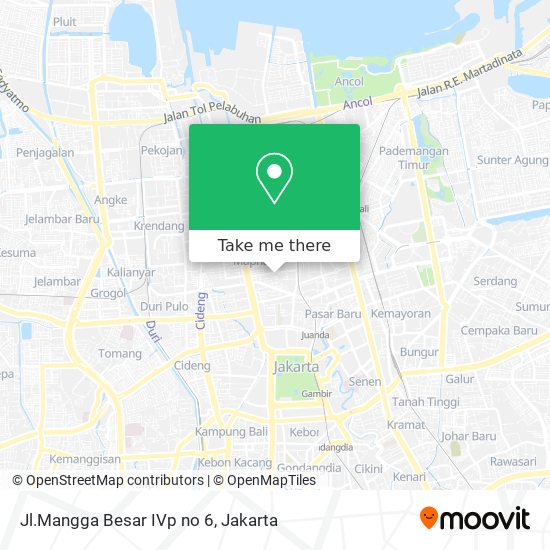 Jl.Mangga Besar IVp no 6 map