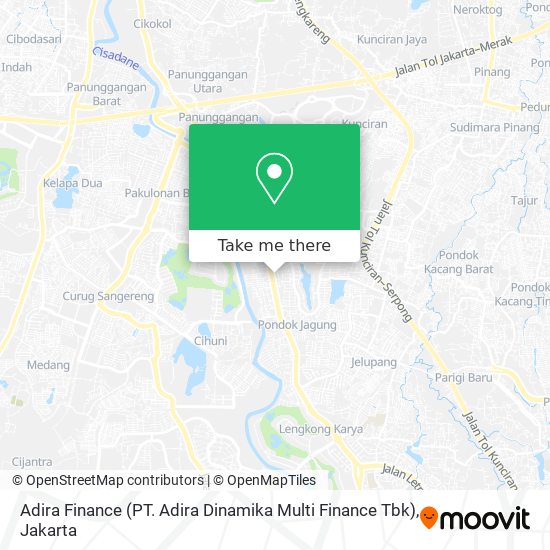 Adira Finance (PT. Adira Dinamika Multi Finance Tbk) map