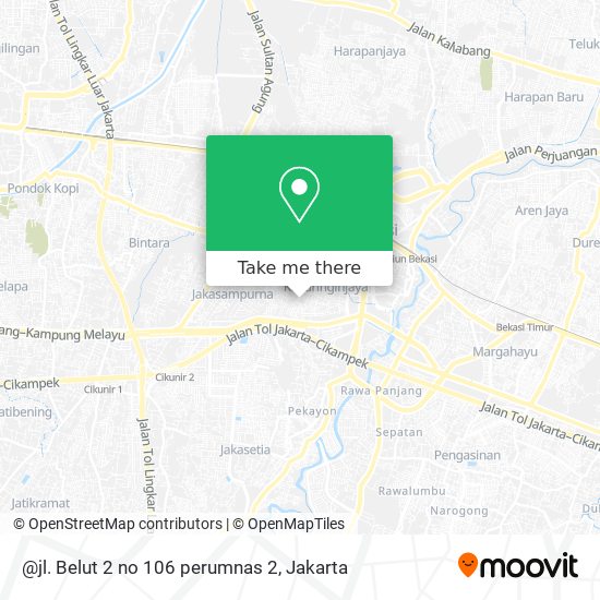 @jl. Belut 2 no 106 perumnas 2 map