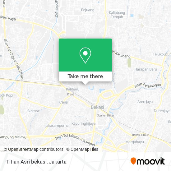 Titian Asri bekasi map