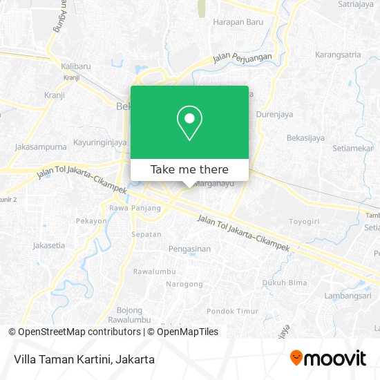 Villa Taman Kartini map