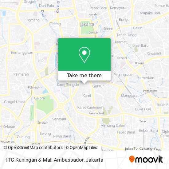 ITC Kuningan & Mall Ambassador map