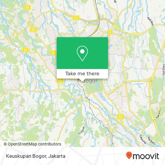 Keuskupan Bogor map