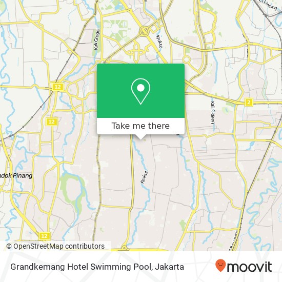 Grandkemang Hotel Swimming Pool map