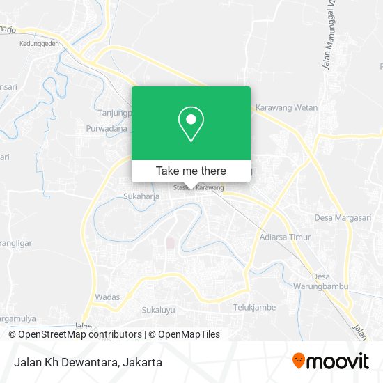 Jalan Kh Dewantara map