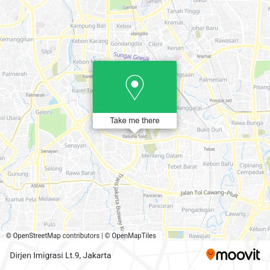 Dirjen Imigrasi Lt.9 map