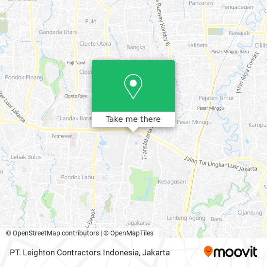 PT. Leighton Contractors Indonesia map
