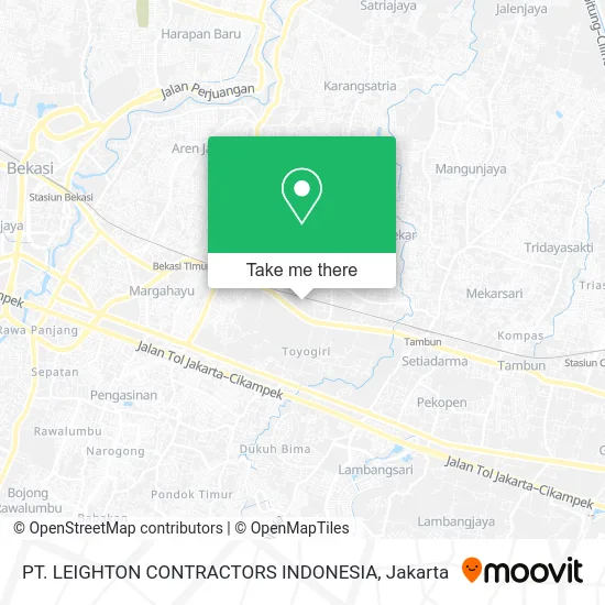 PT. LEIGHTON CONTRACTORS INDONESIA map