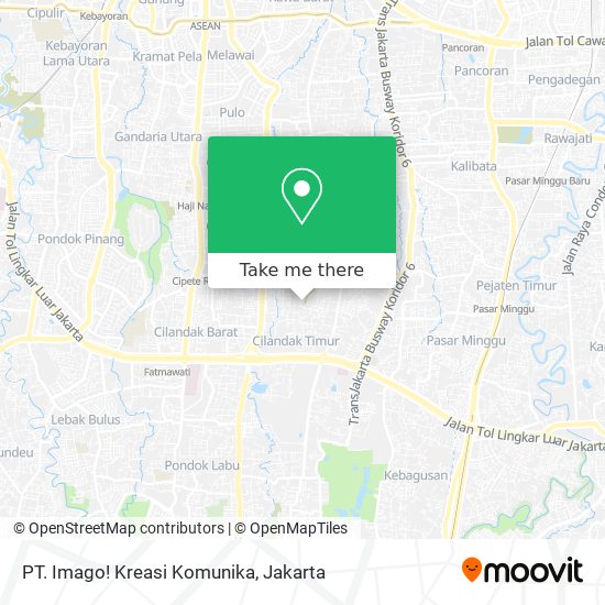 PT. Imago! Kreasi Komunika map