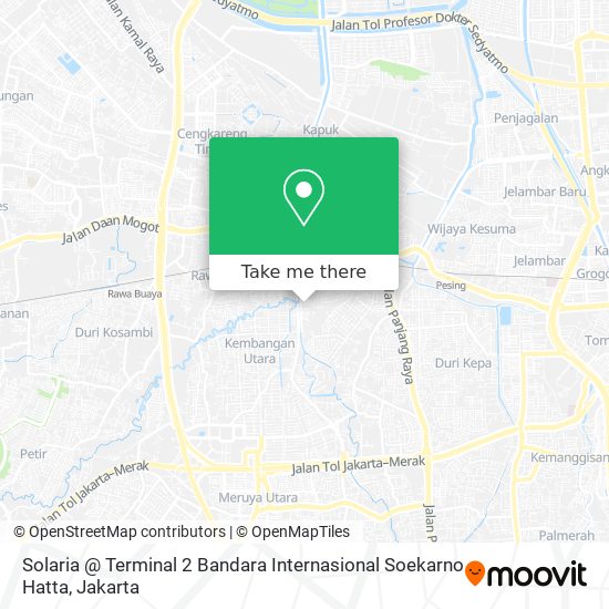 Solaria @ Terminal 2 Bandara Internasional Soekarno Hatta map