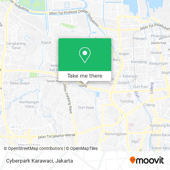 Cyberpark Karawaci map