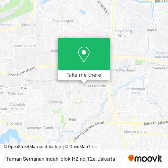 Taman Semanan Indah, blok H2 no.12a map
