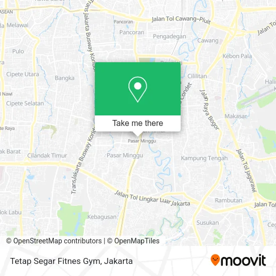 Tetap Segar Fitnes Gym map