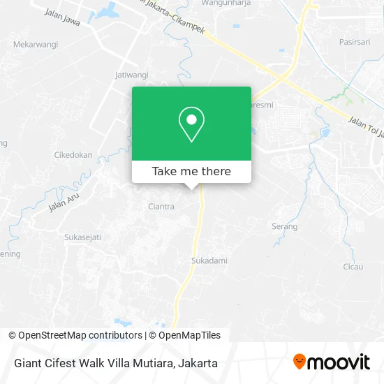 Giant Cifest Walk Villa Mutiara map