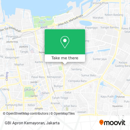 GBI Apron Kemayoran map