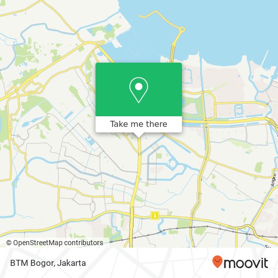 BTM Bogor map