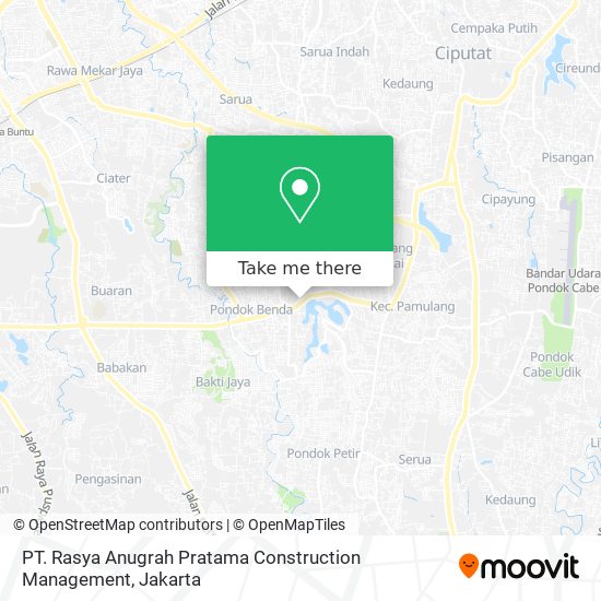 PT. Rasya Anugrah Pratama Construction Management map