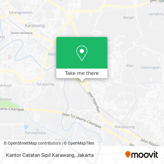 Kantor Catatan Sipil Karawang map
