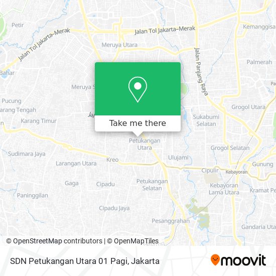 SDN Petukangan Utara 01 Pagi map