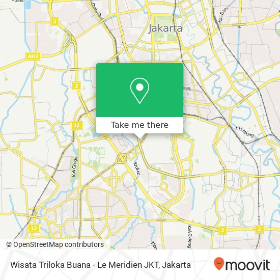 Wisata Triloka Buana - Le Meridien JKT map