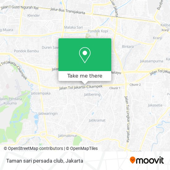 Taman sari persada club map