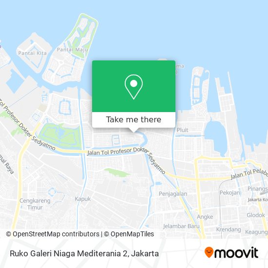 Ruko Galeri Niaga Mediterania 2 map