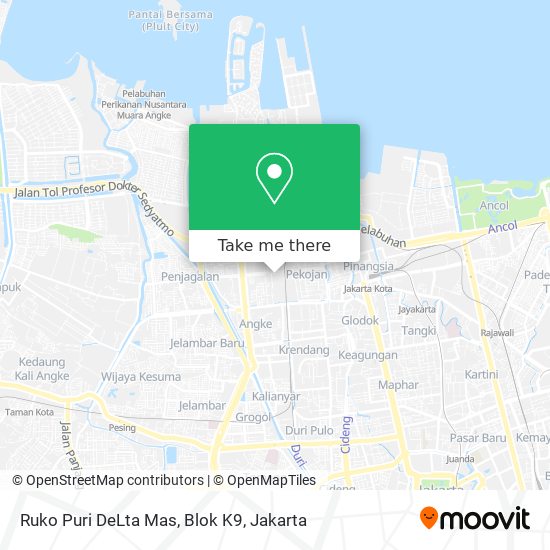 Ruko Puri DeLta Mas, Blok K9 map