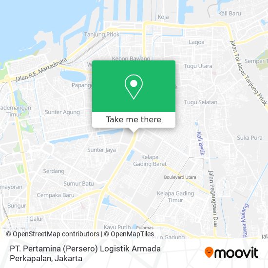 PT. Pertamina (Persero) Logistik Armada Perkapalan map