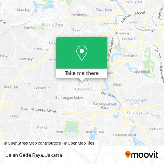 Jalan Gede Raya map