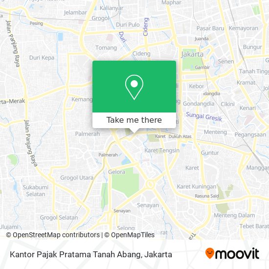 Kantor Pajak Pratama Tanah Abang map