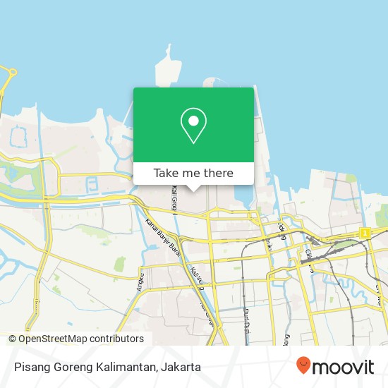 Pisang Goreng Kalimantan map
