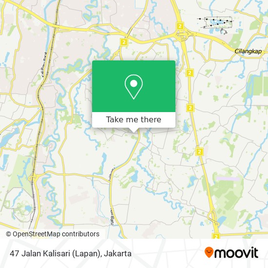 47 Jalan Kalisari (Lapan) map