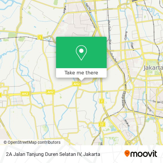 2A Jalan Tanjung Duren Selatan IV map