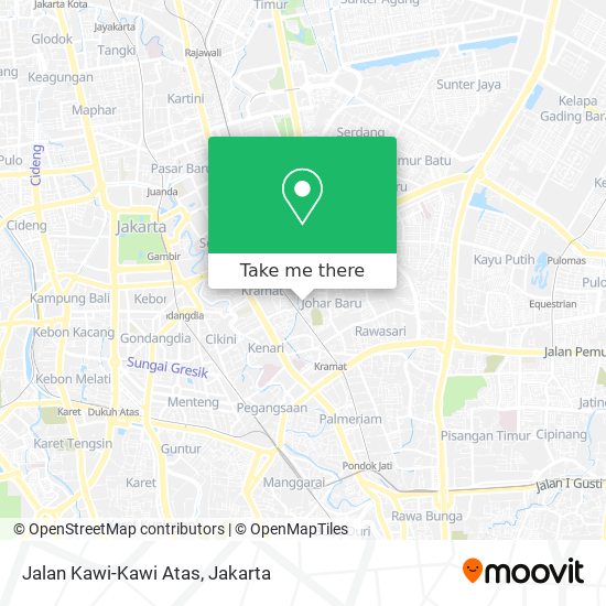 Jalan Kawi-Kawi Atas map