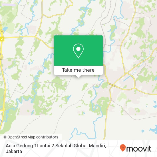 Aula Gedung 1Lantai 2 Sekolah Global Mandiri map