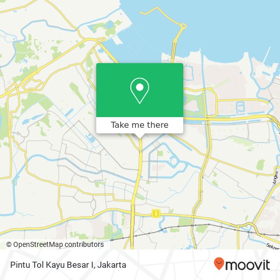 Pintu Tol Kayu Besar I map