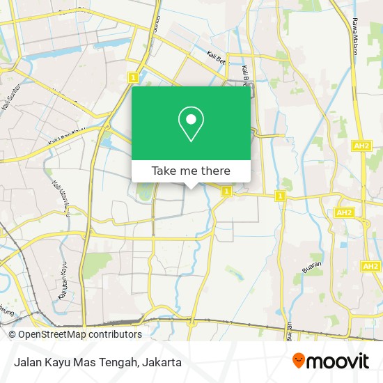 Jalan Kayu Mas Tengah map