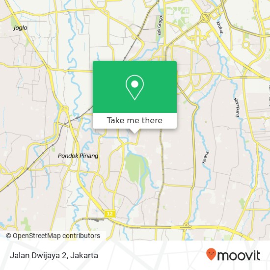 Jalan Dwijaya 2 map