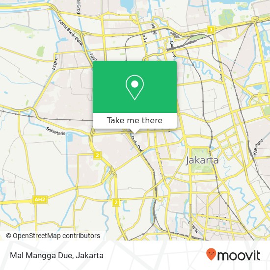 Mal Mangga Due map