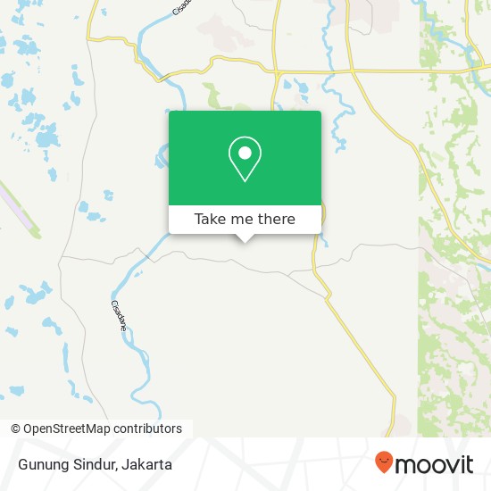 Gunung Sindur map