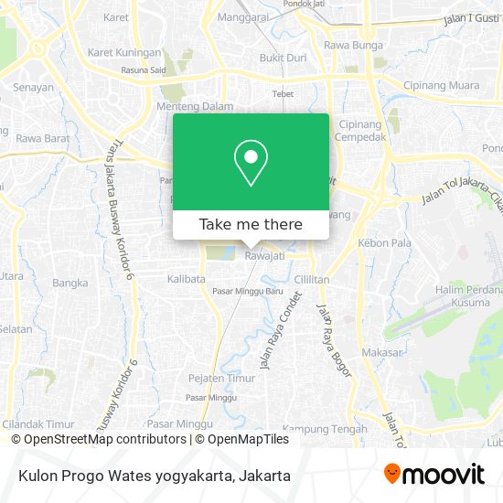 Kulon Progo Wates yogyakarta map