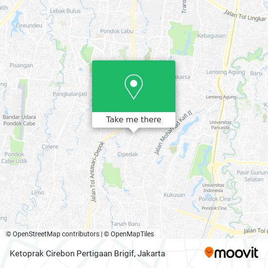 Ketoprak Cirebon Pertigaan Brigif map