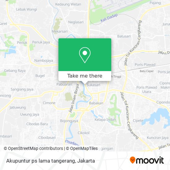 Akupuntur ps lama tangerang map