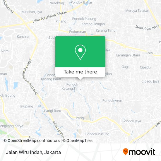 Jalan Wiru Indah map