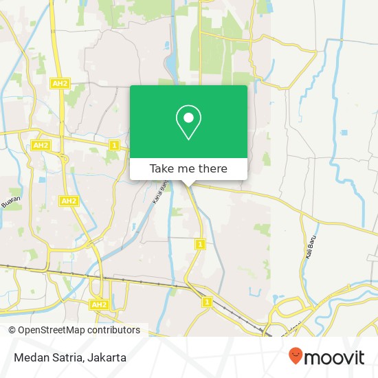 Medan Satria map