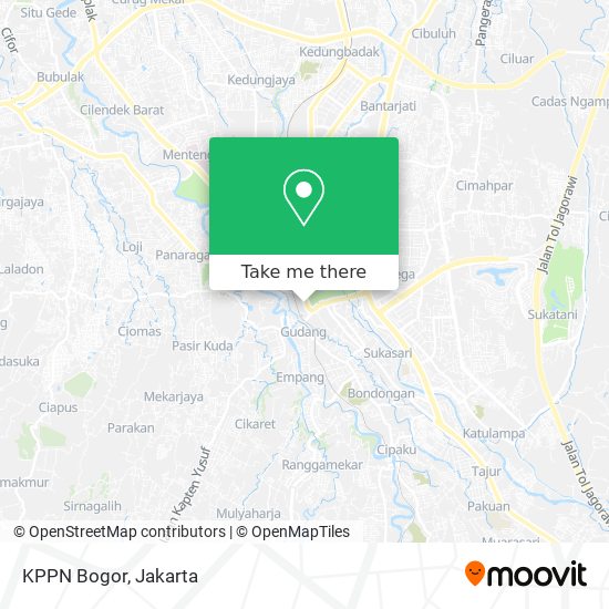 KPPN Bogor map